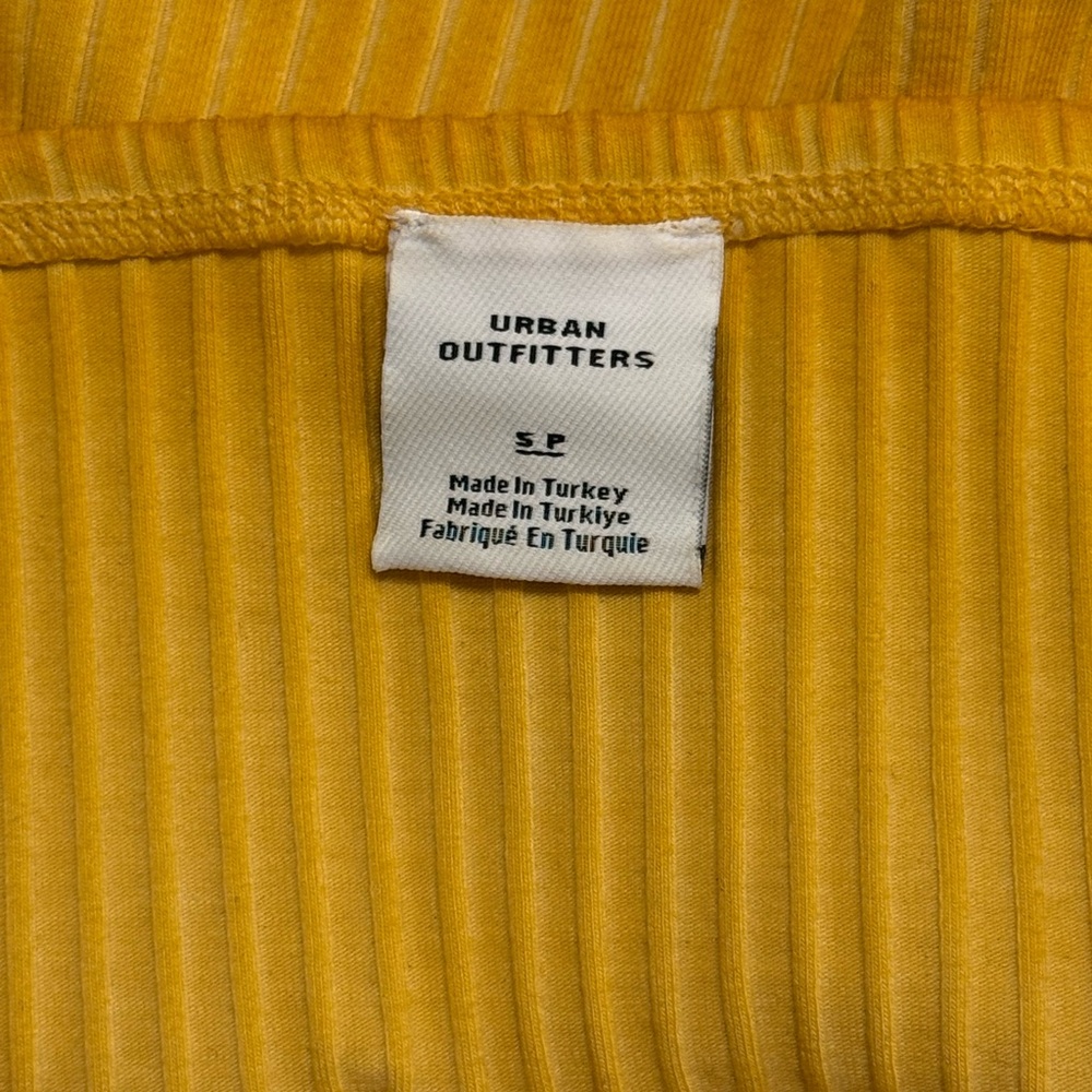 Urban Outfitters Red and Yellow Hawaiian Ribbed Tube Top - Picture 5 of 5